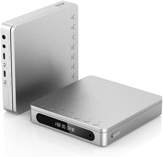 HiFi Portable CD Player with USB Ripping & 4.4mm Balanced Output - Audiophile-Grade Sound