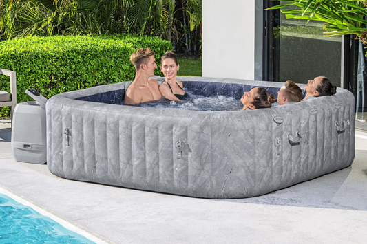 💥Energy-Efficient Smart Pro Inflatable Hot Tub with App Control 5-7 Person